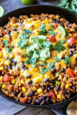 Cheesy Taco Rice Skillet