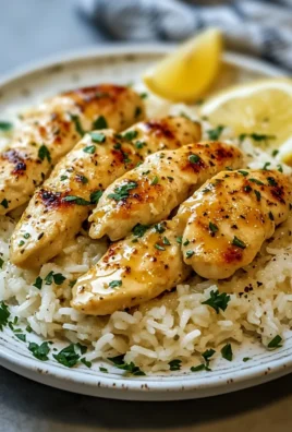 Chicken Scampi with Garlic Parmesan Rice