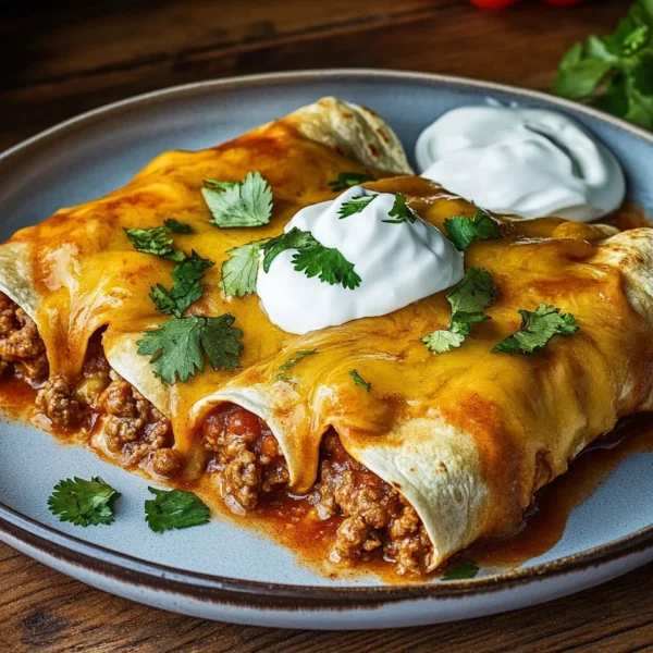 Ground Beef Enchiladas