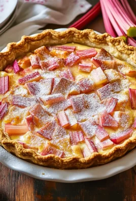 Rhubarb Custard Pie