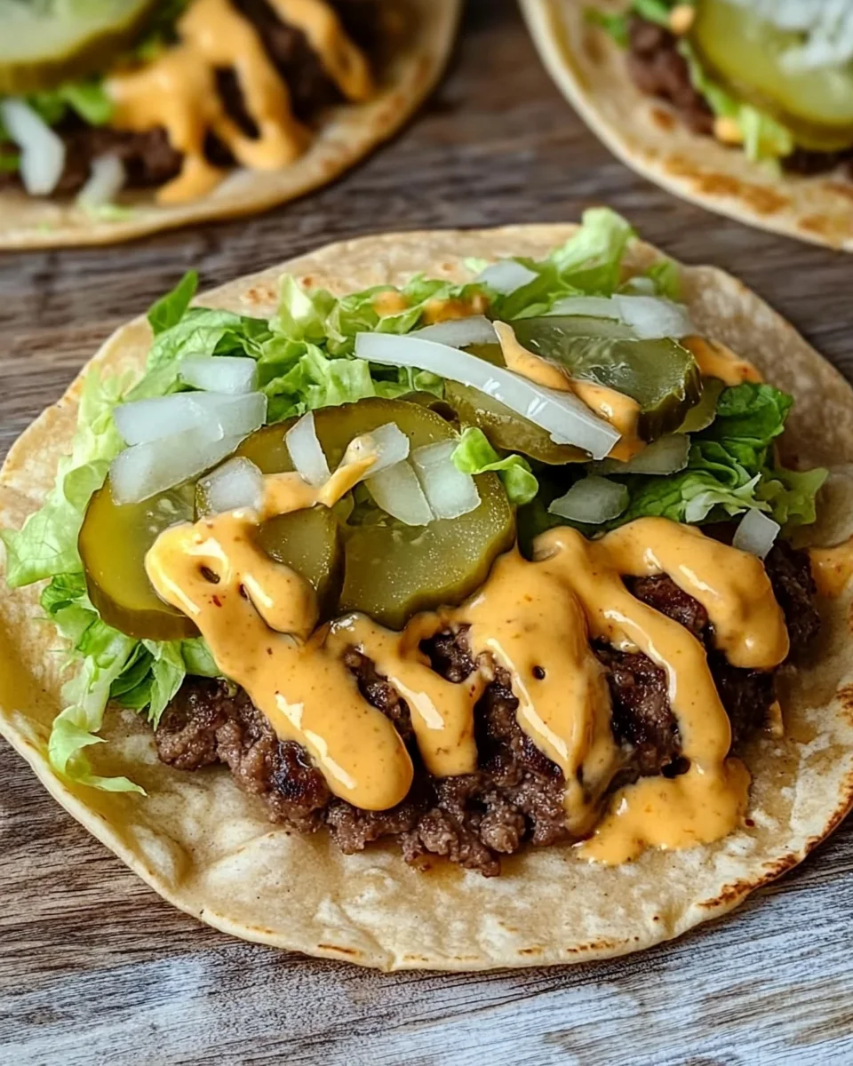 Smash Burger Tacos